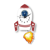 Children's Clock with Pendulum <br>Rocket My Wall Clock